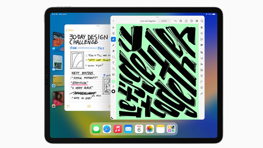 iPadOS 16 Stage Manager