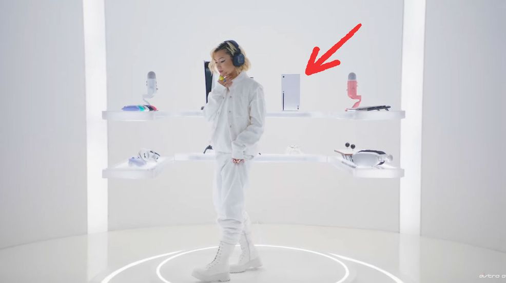 White Xbox Series X spotted in a Logitech ad