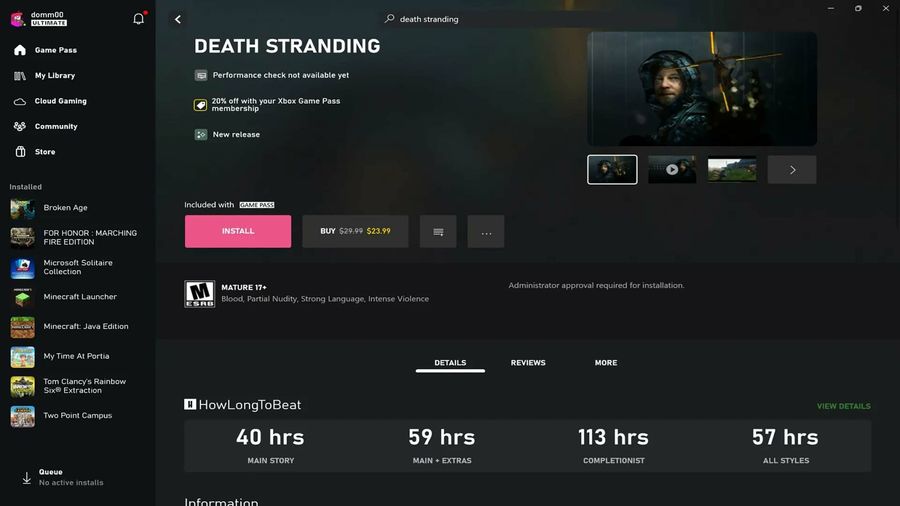 Xbox September update PC app