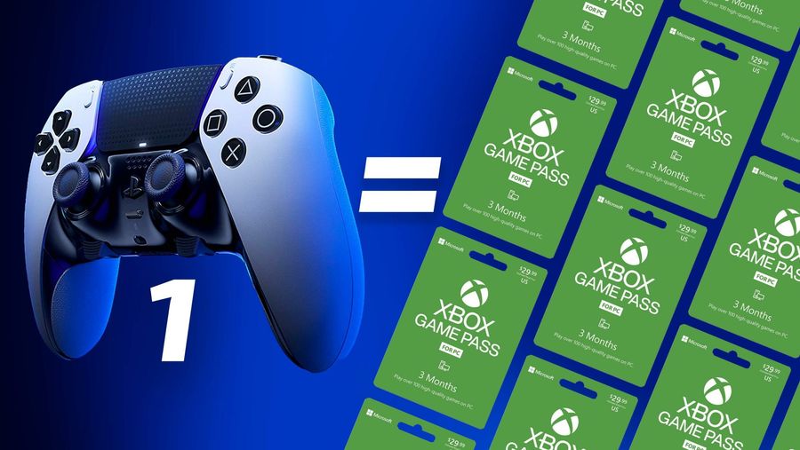 PlayStation DualSense Edge vs Xbox Game Pass header