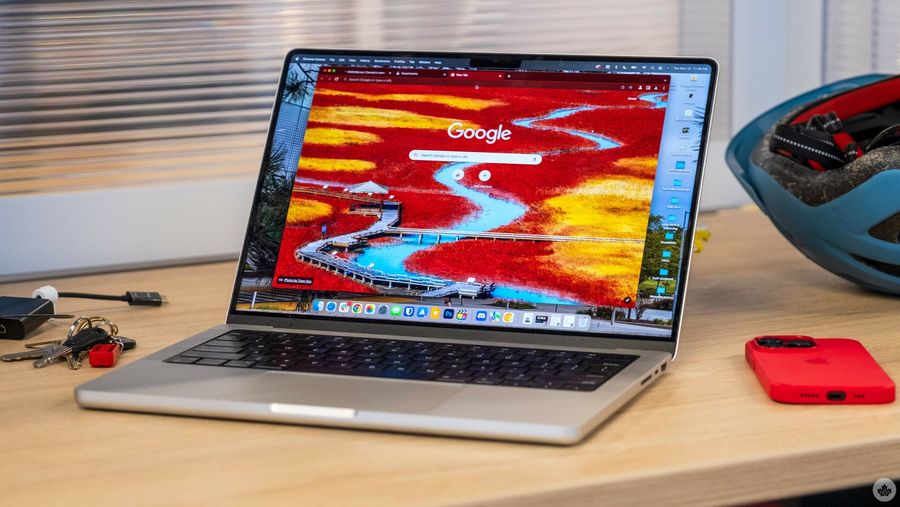 Google Chrome on a MacBook