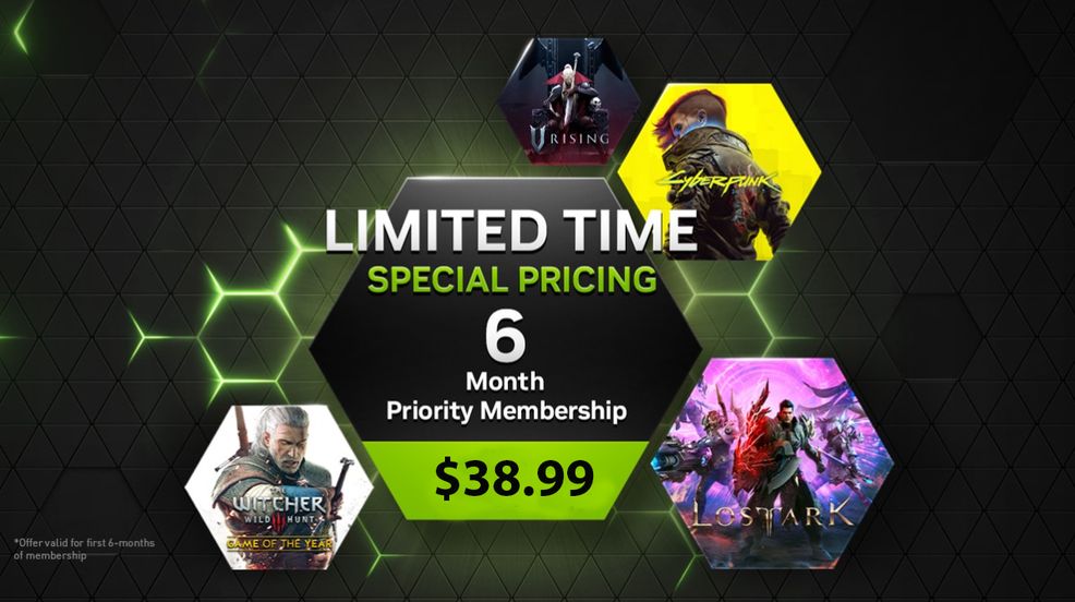 Grab Nvidia’s GeForce Now six month Priority membership 40 percent off