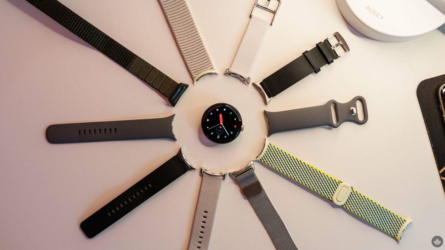 Pixel Watch with bands
