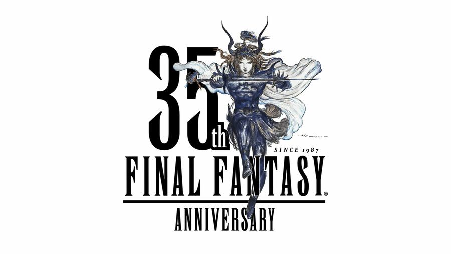 Final Fantasy 35th anniversary logo