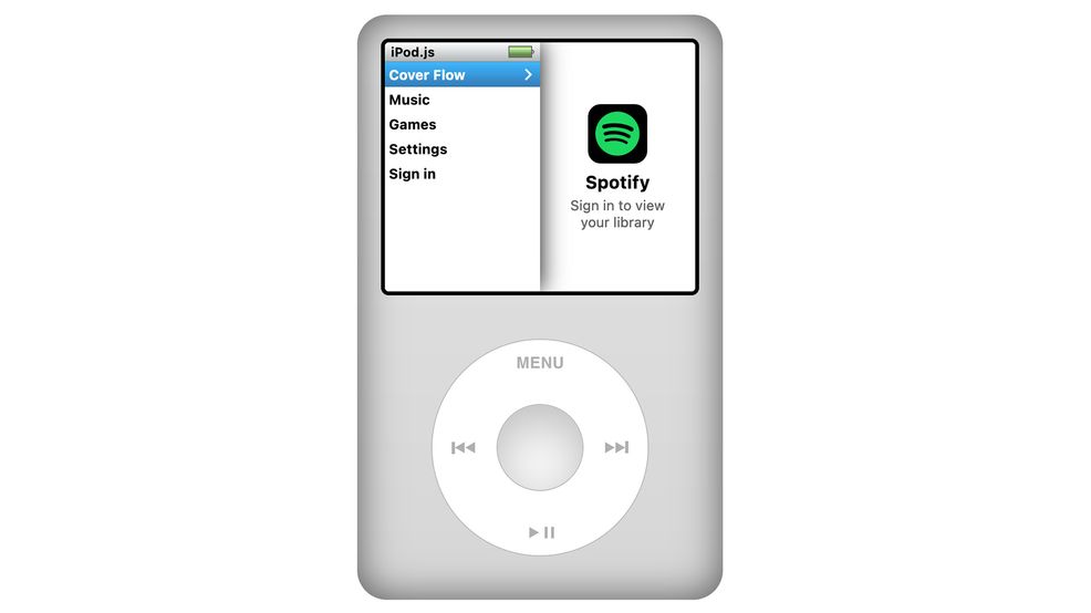 Relive the iPod’s glory days with this web-based music player
