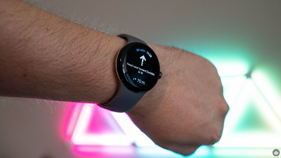 Google Maps navigation on the Pixel Watch