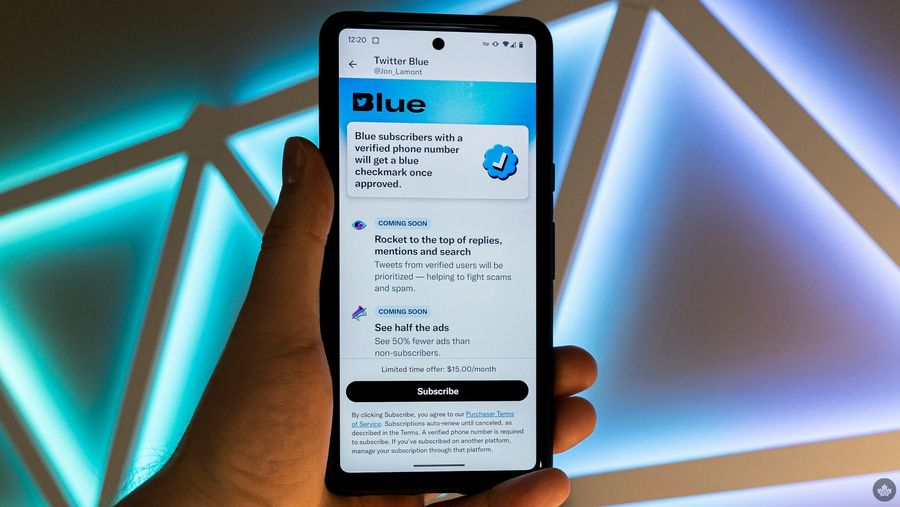 Twitter Blue on Android