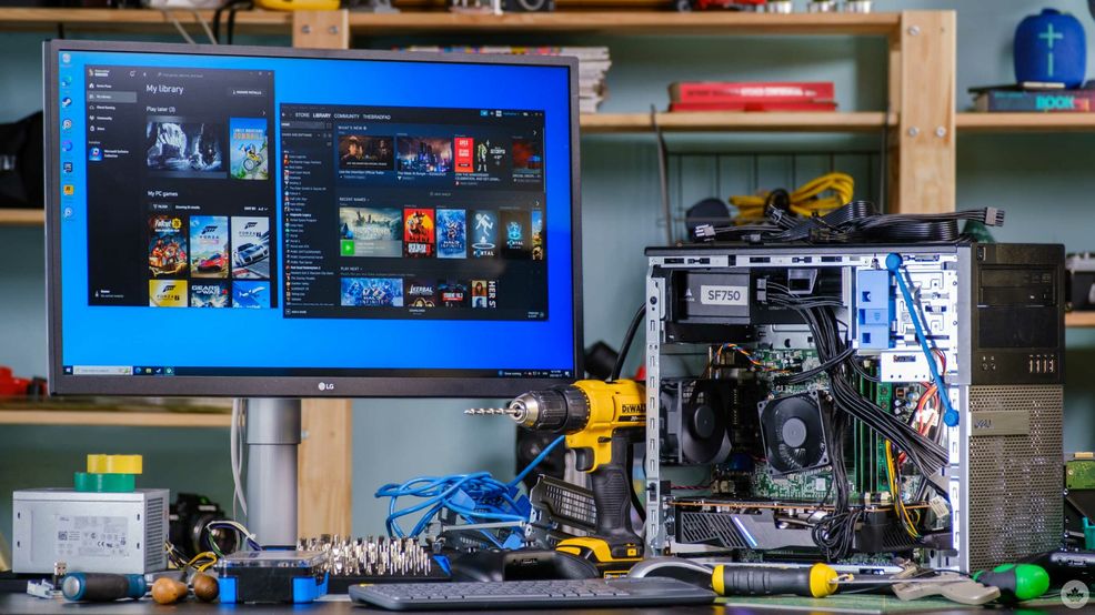Gaming in the living room the hard way