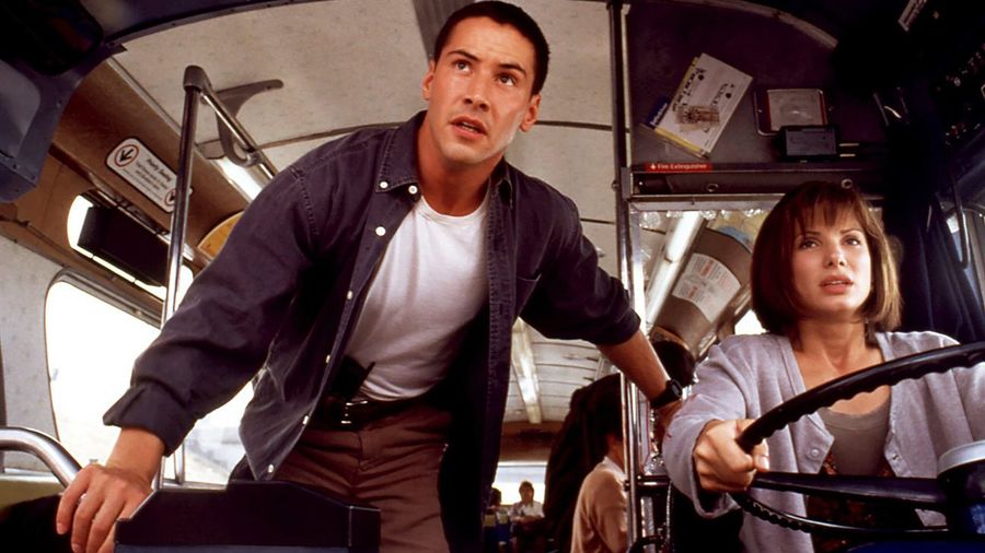 Speed Keanu Reeves and Sandra Bullock