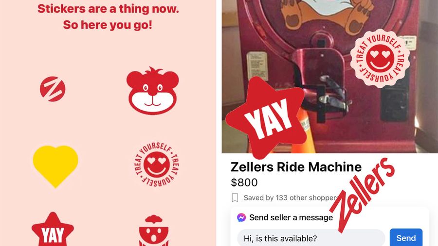 Zellers Stickers