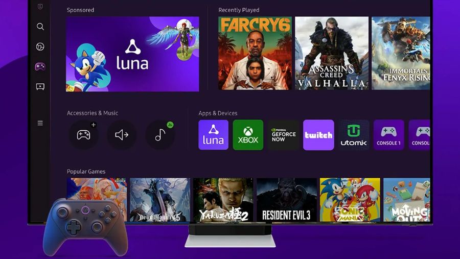 Amazon Luna Samsung Gaming Hub