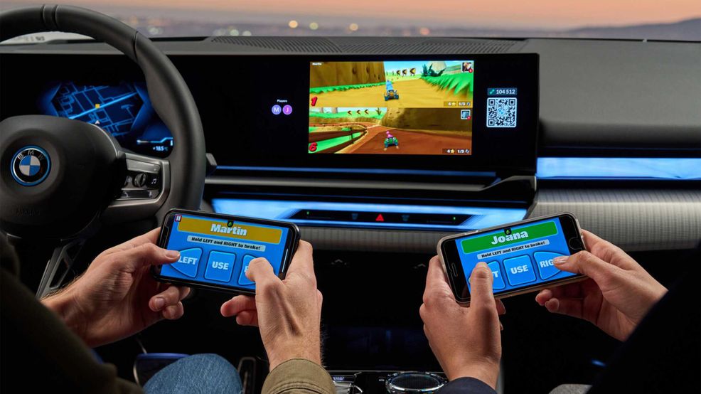 You can play Overcooked (and other games) on the electric BMW Series 5
