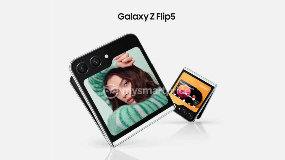 Samsung Galaxy Z Flip 5 leaked renders reveal massive Cover Display