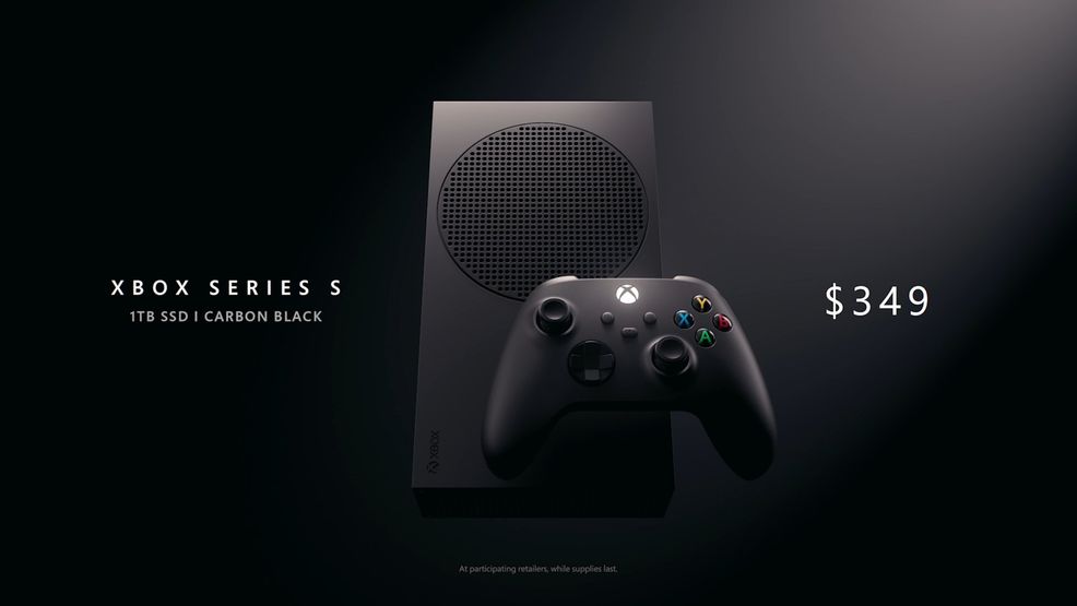 Black Xbox Series S with 1TB SSD launching September 1