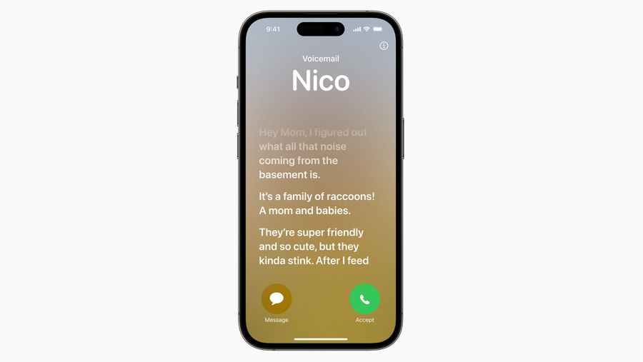 Live Voicemail on iOS 17
