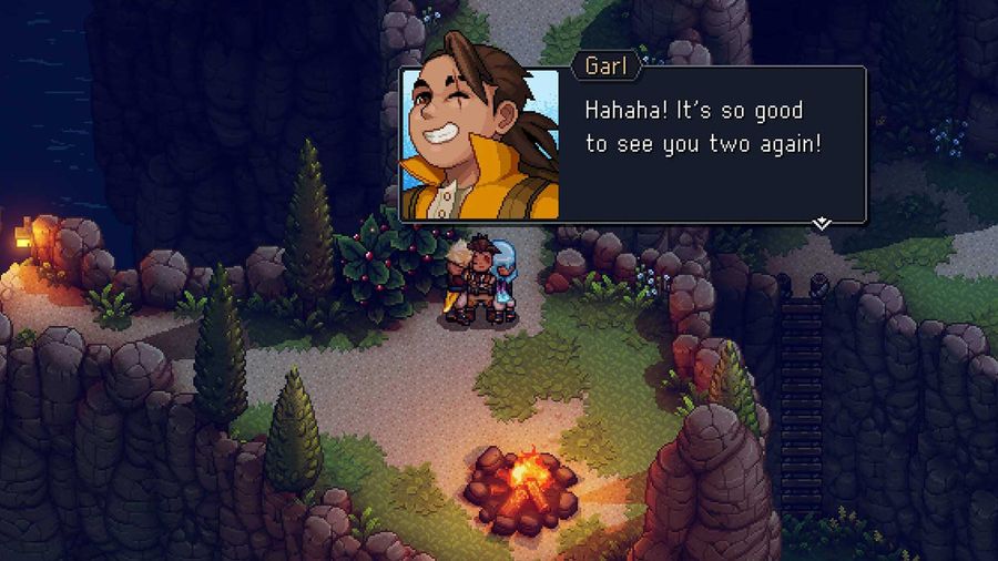 Sea of Stars Garl wholesome reunion scene