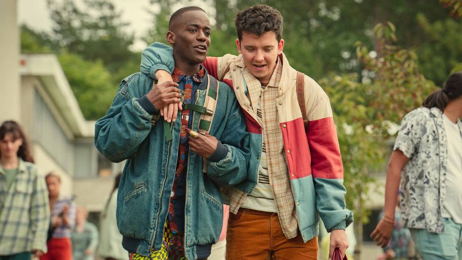 Sex Education Ncuti Gatwa and Asa Butterfield