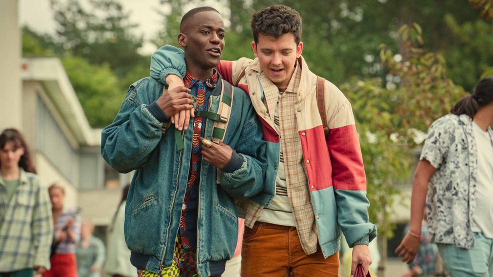 Sex Education Ncuti Gatwa and Asa Butterfield
