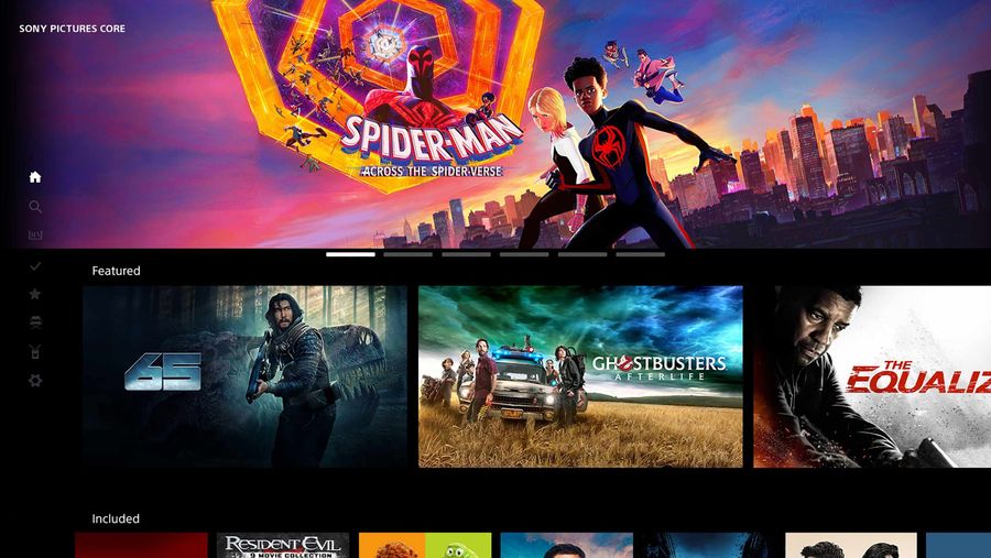 Sony Pictures Core app
