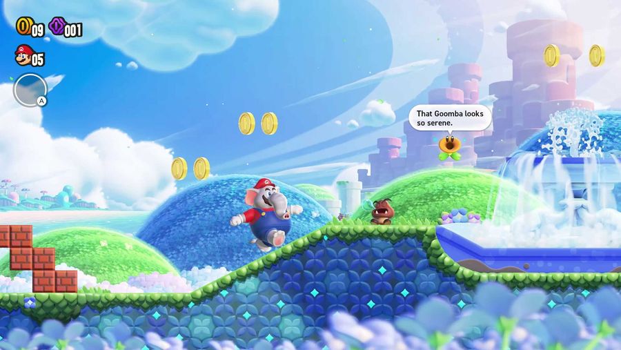 Super Mario Bros. Wonder talking flower