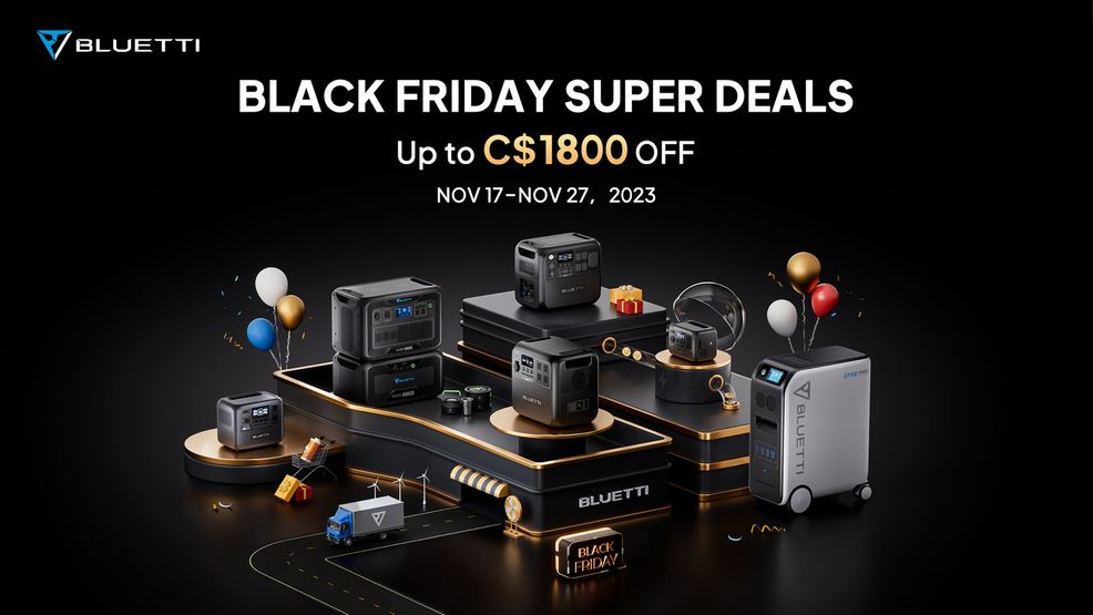 Power up with Bluetti’s Black Friday deals, offering up to $1,800 off