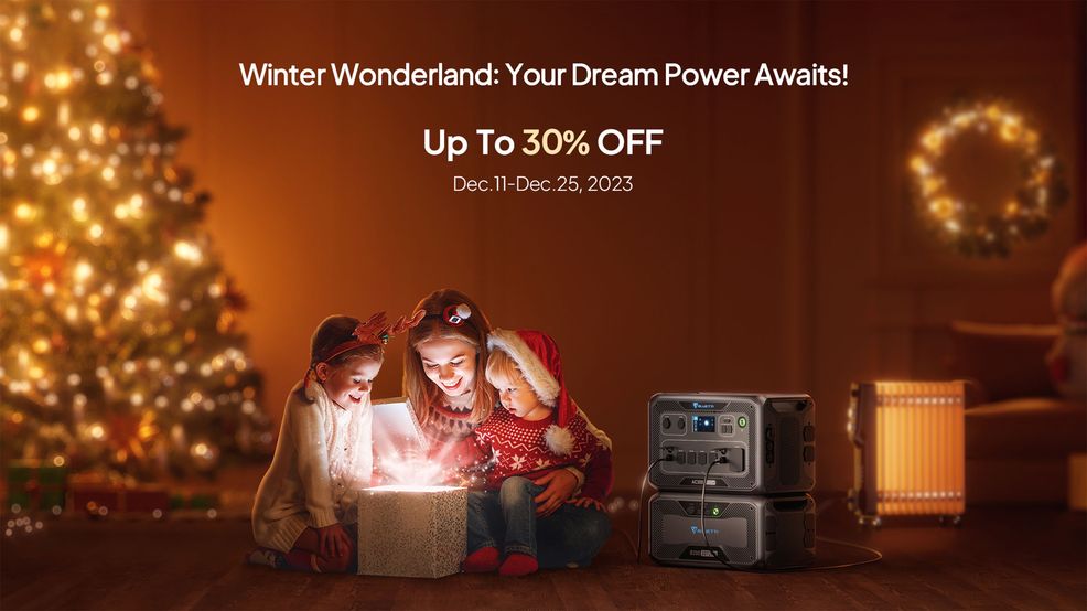 Save up to $1,100 on power stations, batteries and solar panels from Bluetti this holiday season