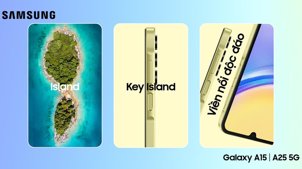 Samsung Galaxy A25 and A15 both feature very weird ‘Key Island’ for side buttons