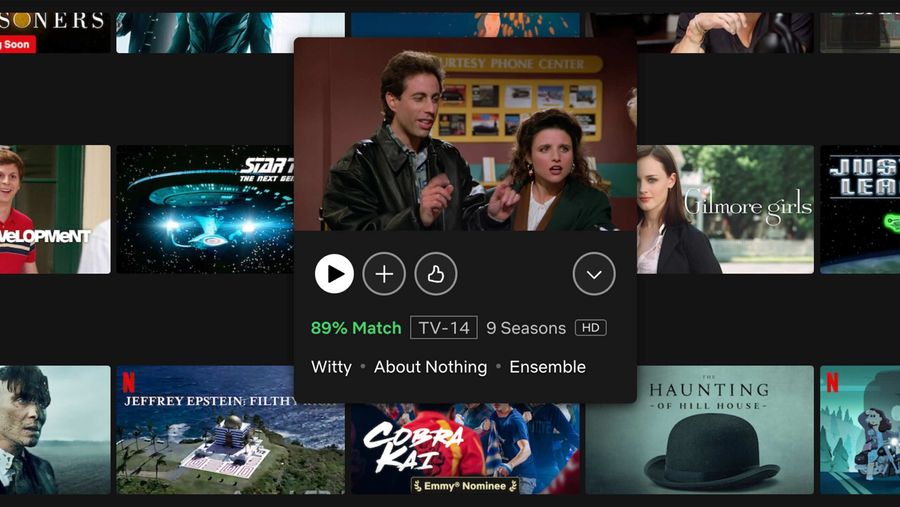 Netflix tags match