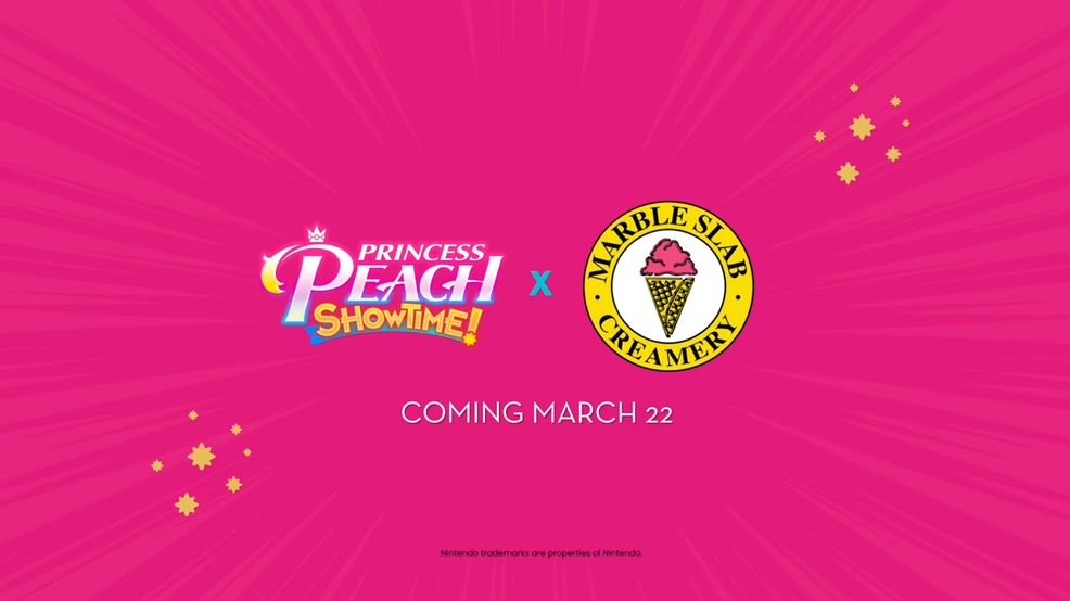 Marble Slab Creamery and Princess Peach: Showtime! partner to offer sweet treats
