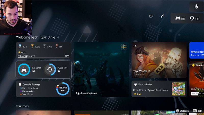PS5 UI screenshot