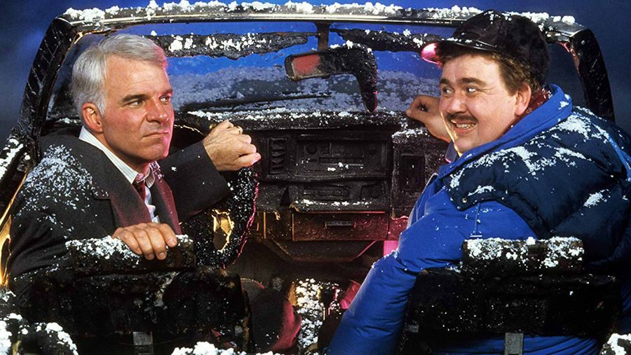 Planes, Trains and Automobiles Steve Martin and John Candy in car