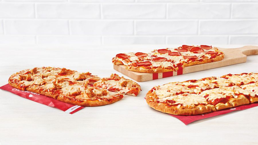 Tim Hortons' pizza.