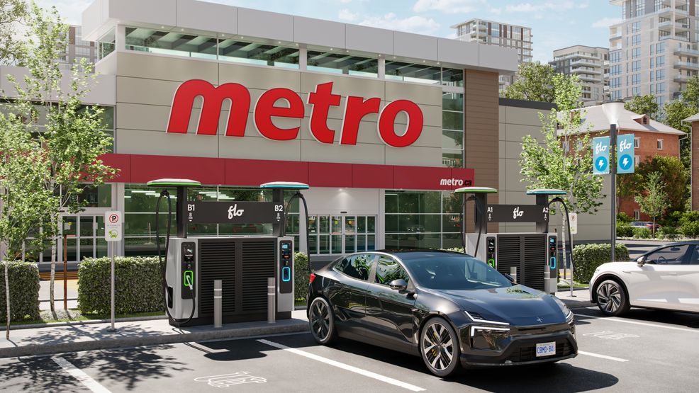 500 new fast-charging EV ports to arrive across Metro stores in Ontario and Quebec