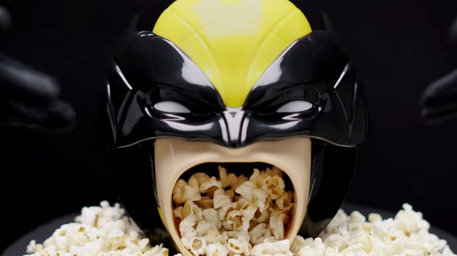 Deadpool and Wolverine popcorn bucket