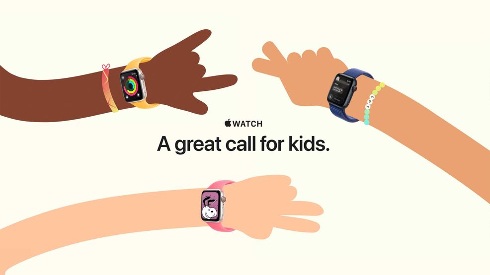 New Apple marketing pushing cellular watches for kids