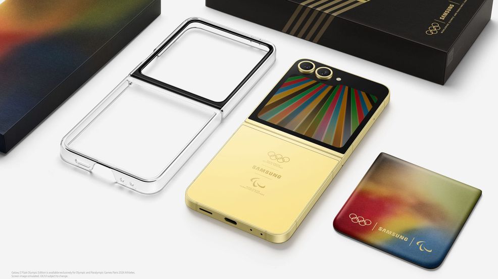 Some athletes are selling Olympic Edition Galaxy Z Flip 6 phones online