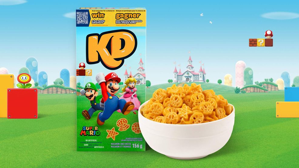 KD and Nintendo team up for Super Mario Power-Up-shaped Mac ‘n Cheese