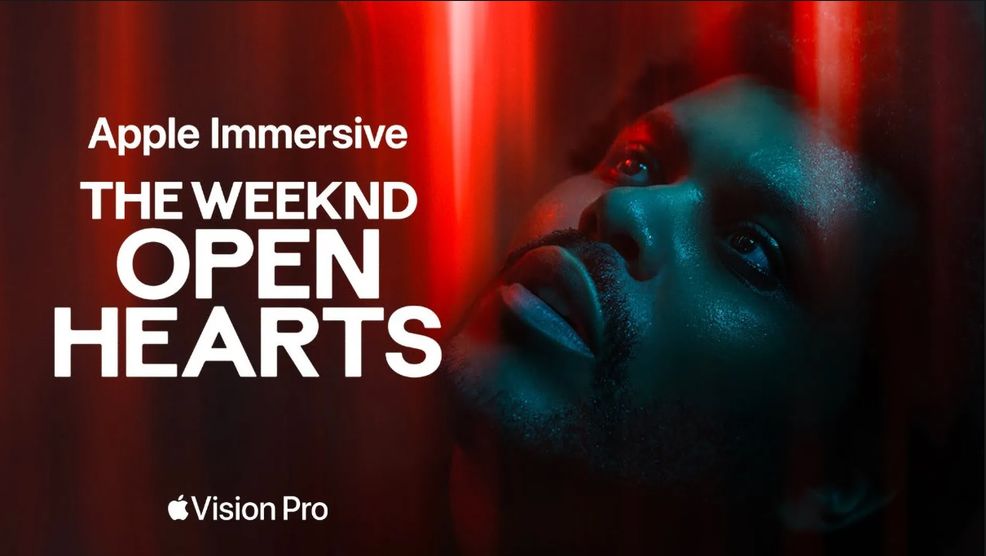 The Weeknd’s immersive music experience ‘Open Hearts’ debuts on Vision Pro