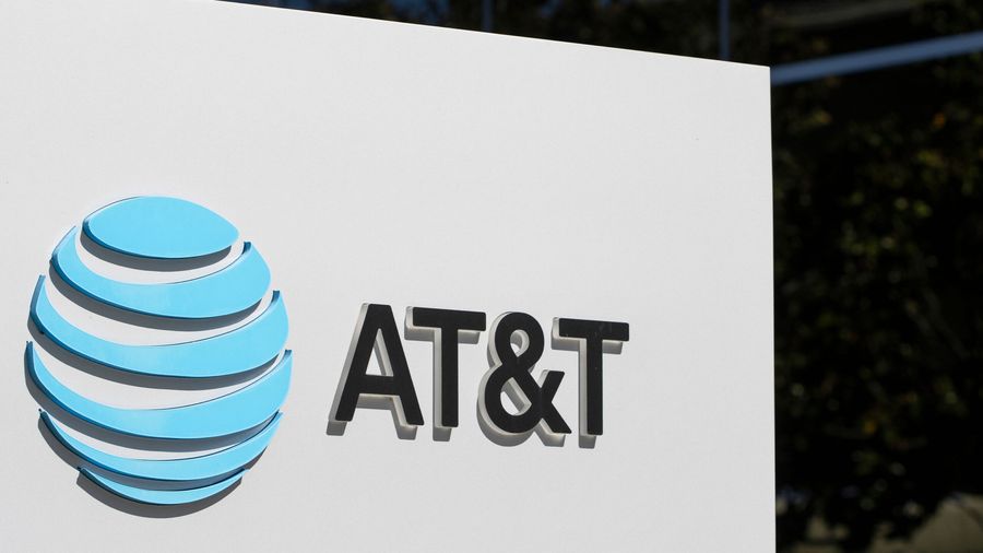 AT&T logo.