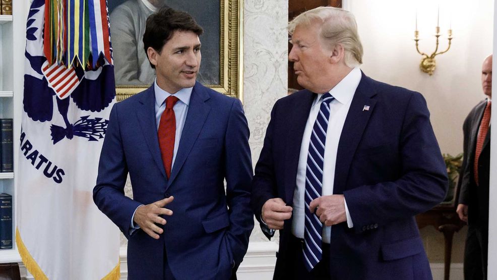 Justin Trudeau and Donald Trump