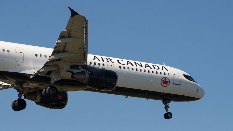 Air Canada air plane.