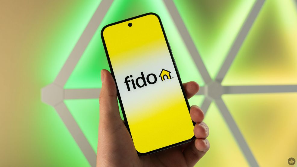 Fido logo on a smartphone.