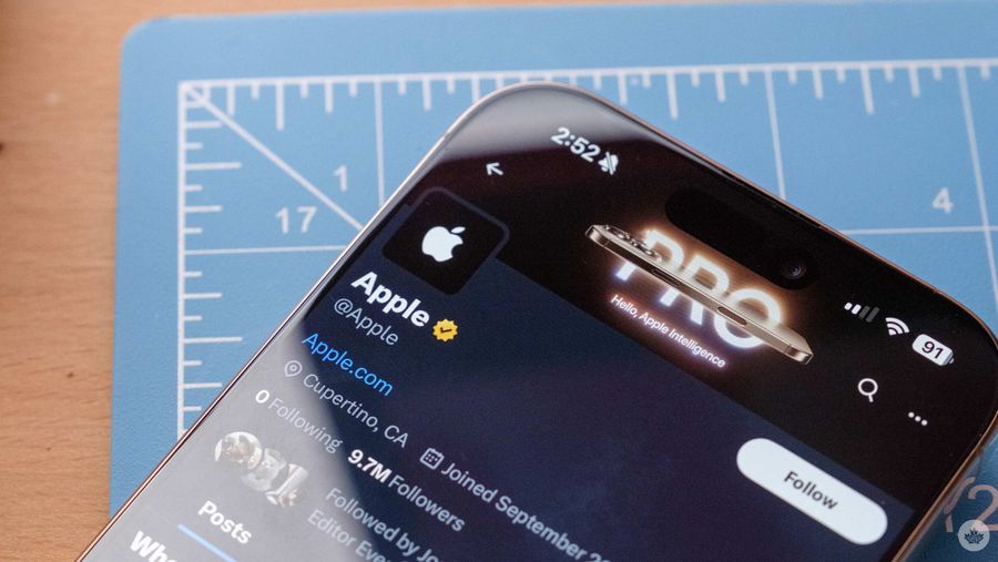 Apple account on X.