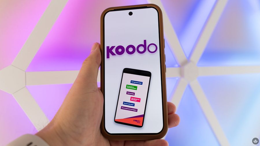 Koodo on a mobile phone.