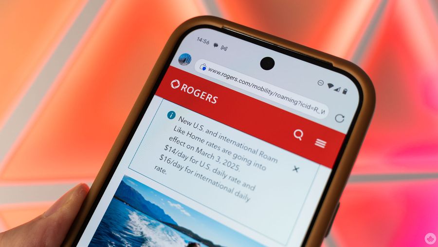 Rogers' U.S. and international roaming rate increase.
