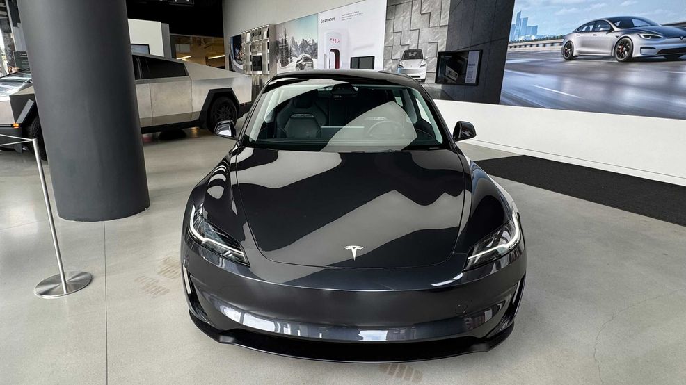 Tesla top view