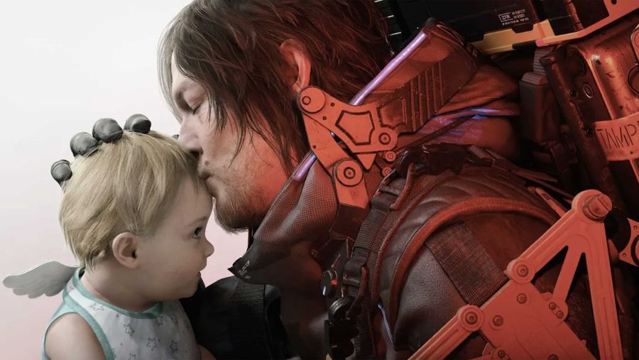 Death Stranding 2: On the Beach Norman Reedus with fetus