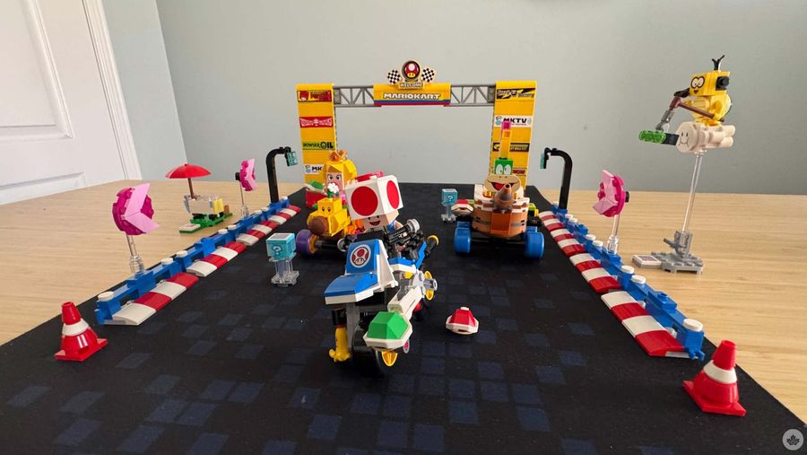Lego Mario Kart race