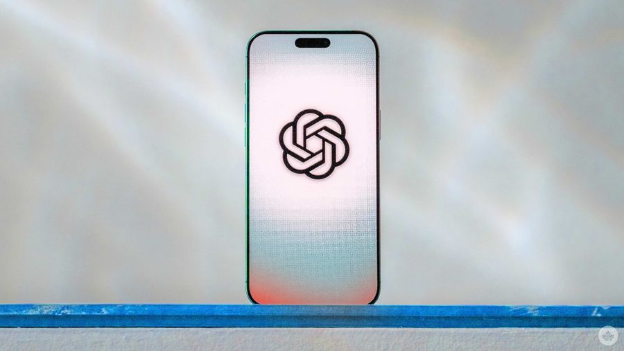 ChatGPT logo on a phone