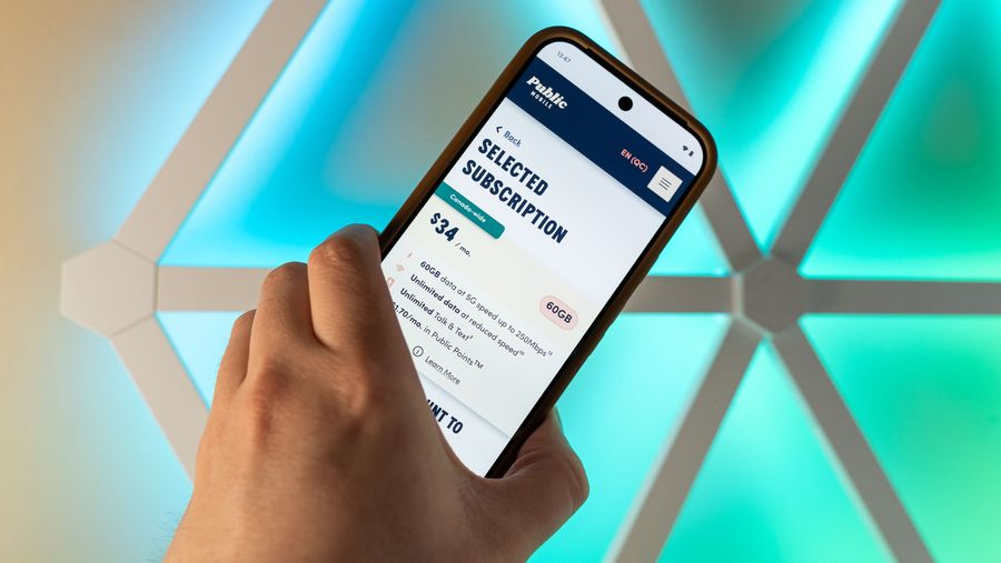 Public Mobile's $34/60GB 5G unlimited plan.